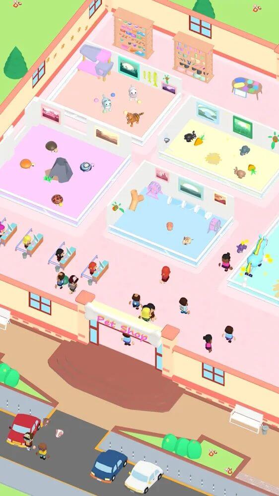 Idle Pet Shop – Animal Game Mod 0.5.1 APK feature