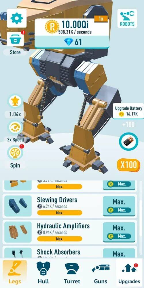 Idle Robots Mod 2.7.3 APK for Android Screenshot 1