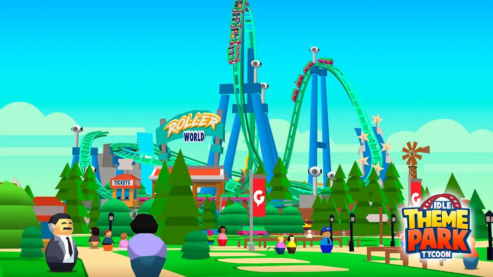 Idle Theme Park Tycoon Mod 4.1.5 APK feature