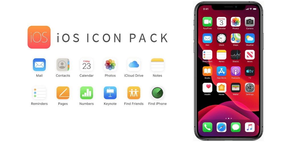 iOS Icon Pack 2.3.8 APK feature
