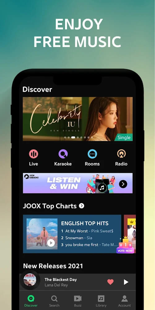 JOOX Music 7.12.0 APK feature