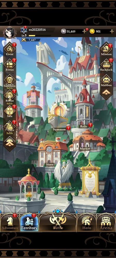 Knight Legends – Idle Wars Mod 2.1.104 APK for Android Screenshot 1