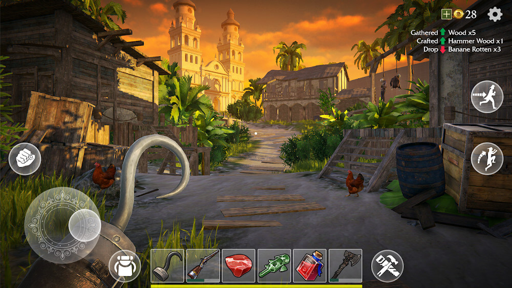 Last Pirate: Island Survival Mod 1.13.7 APK feature