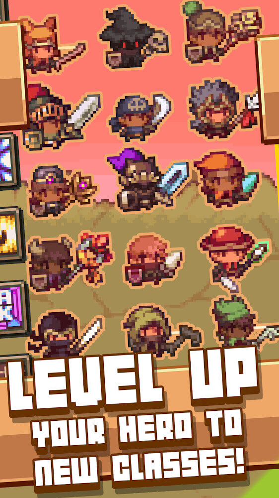 Linear Quest Battle: Idle Hero Mod 0.692 APK for Android Screenshot 1