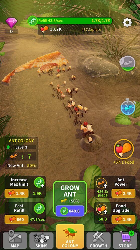 Little Ant Colony Mod 3.4.1 APK for Android Screenshot 1