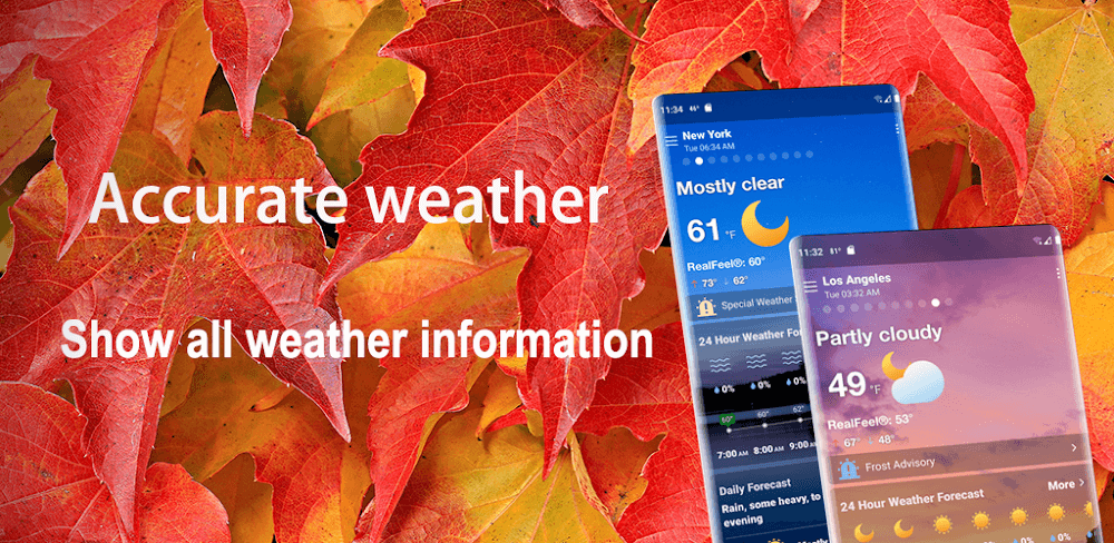 Local Weather Alerts – Widget Mod 1.6.0 APK feature