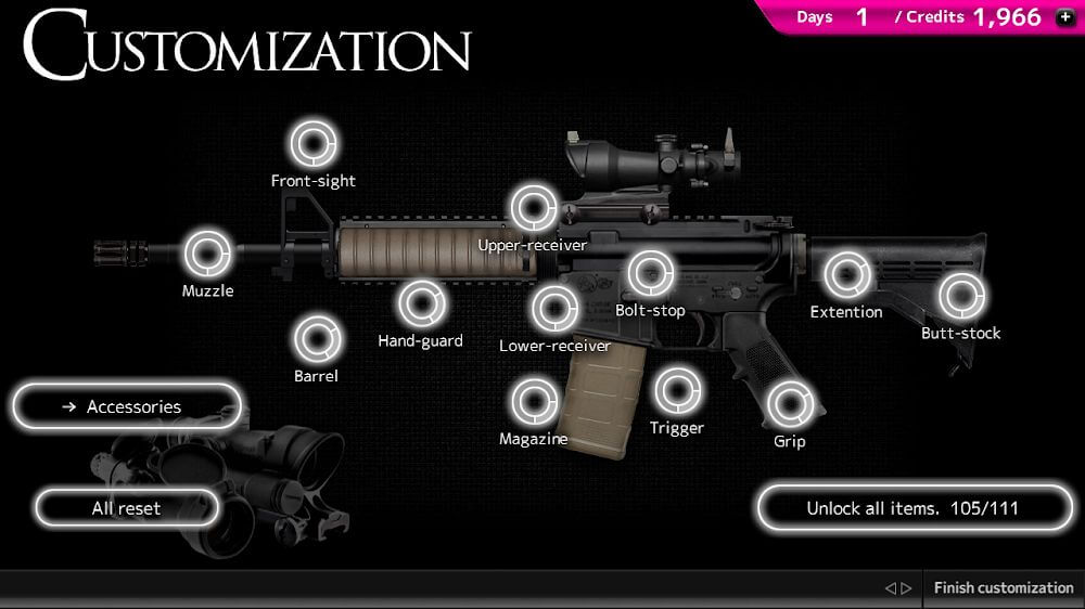 Magnum 3.0 Gun Custom Simulator Mod 1.0591 APK feature