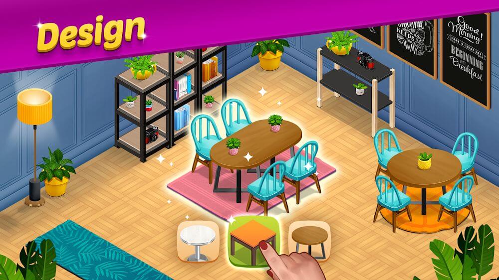 Mansion Cafe: Renovation Story Mod 4.8 APK feature