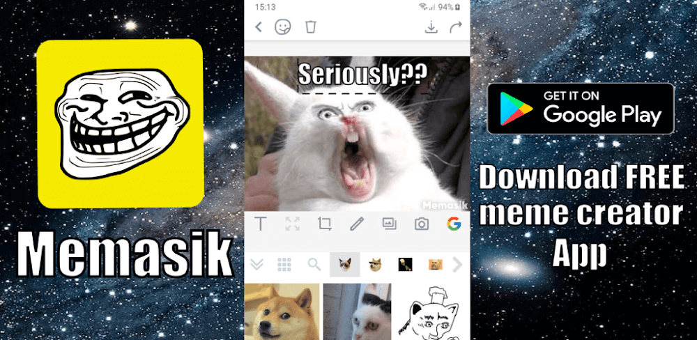 Memasik – Meme Maker Mod 6.0.3 APK feature