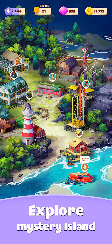 Merge Mystery: Lost Island Mod 3.15.1 APK feature