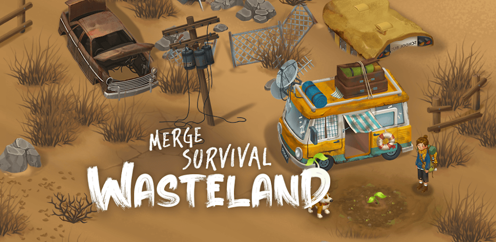 Merge Survival : Wasteland Mod 1.24.0 APK for Android Screenshot 1