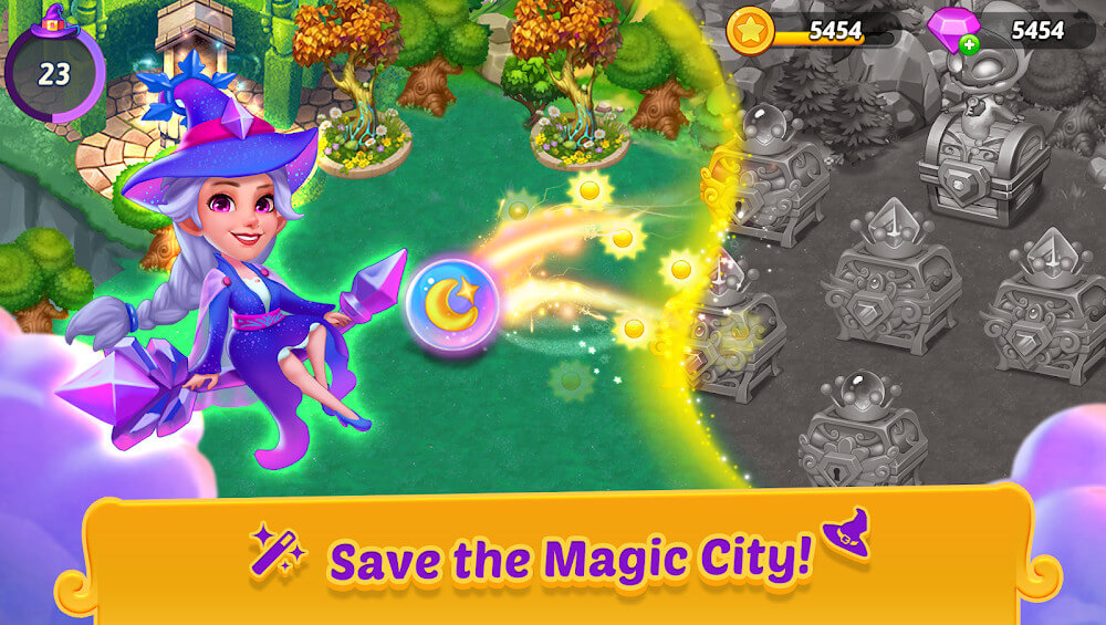 Merge Witches Mod 4.36.0 APK feature
