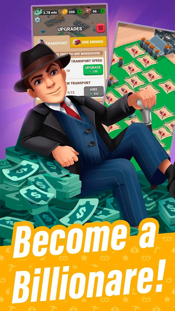 Metal Empire: Idle Tycoon Mod 1.5.7 APK feature