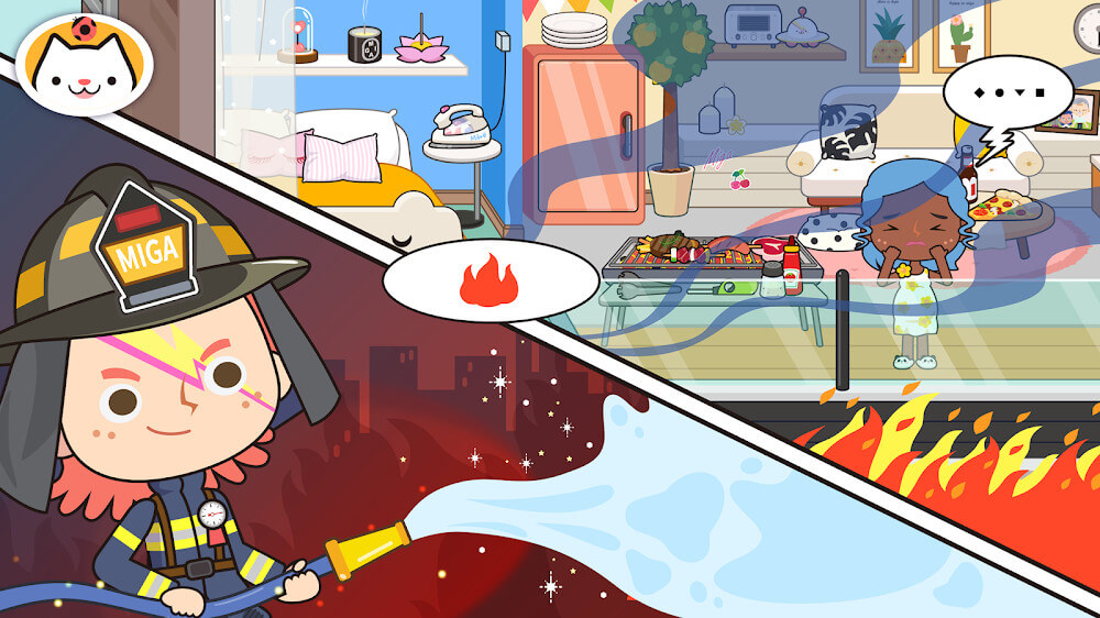 Miga Town: My Fire Station 1.6 APK feature