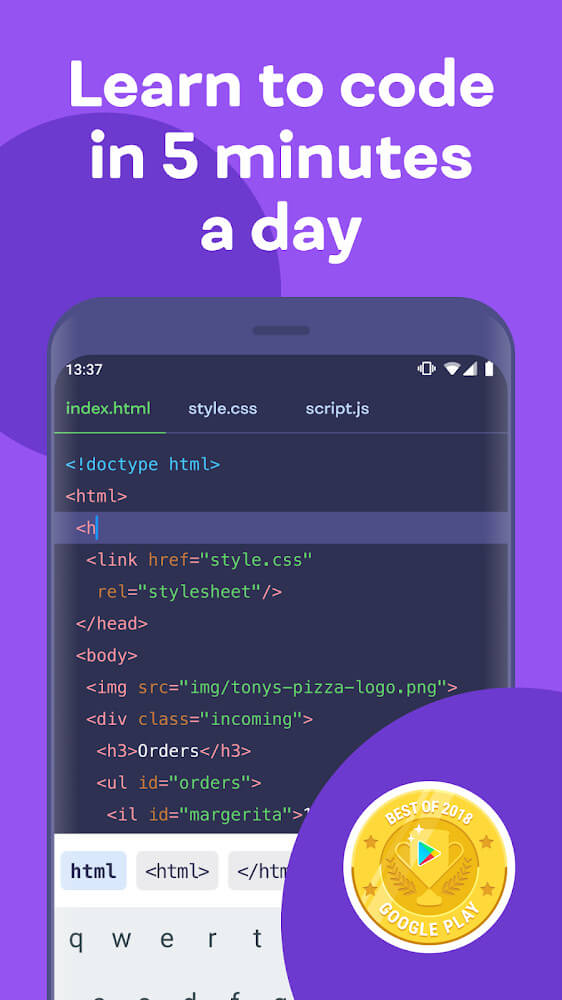 Mimo: Learn Coding Mod 4.33 APK for Android Screenshot 1