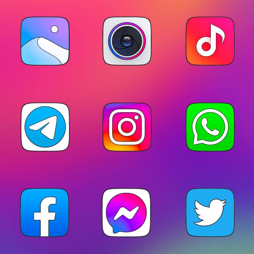 MIUl Carbon – Icon Pack 2.5.2 APK feature