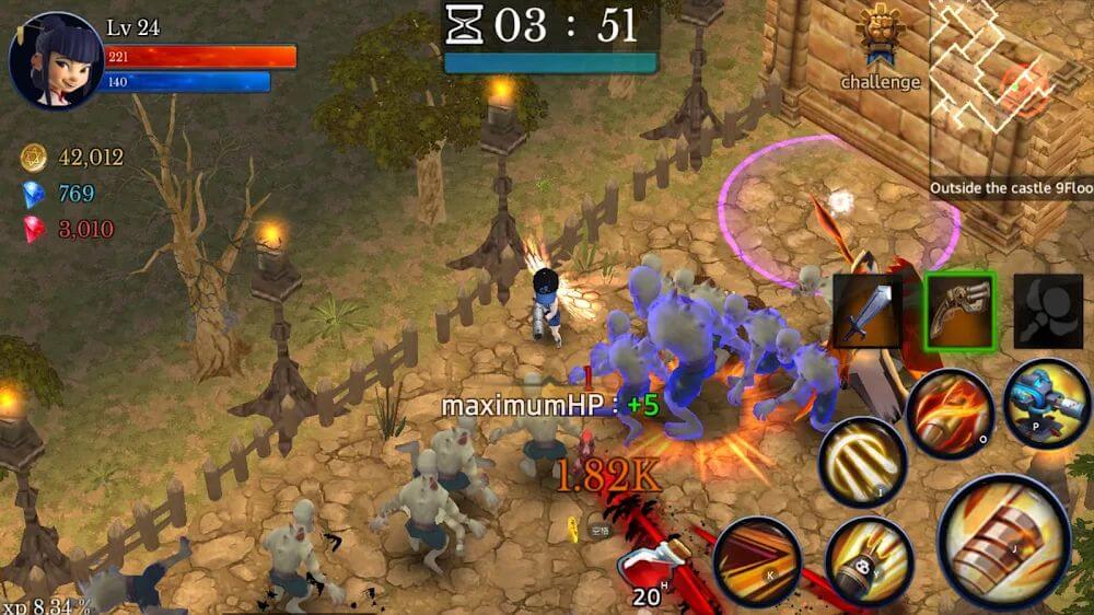 Monster Dungeon: Hunting Master 2.1 APK feature