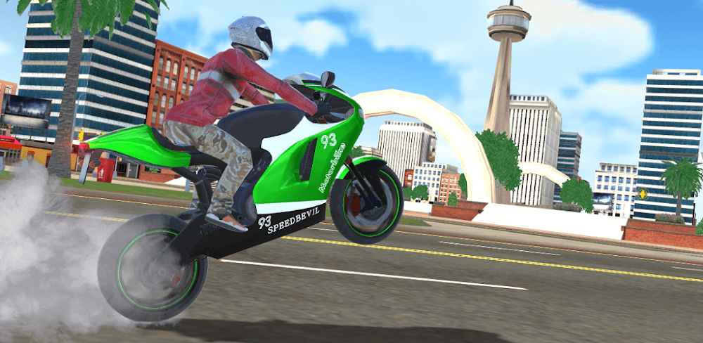 Motorcycle Real Simulator Mod 3.1.31 APK for Android Screenshot 1