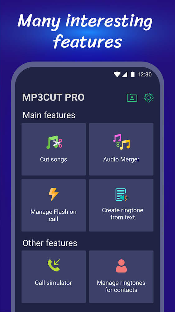 Mp3Cut Pro Mod 7.5 APK feature