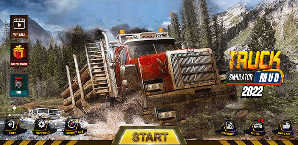 Mud Runner 3D Truck Simulator Mod 1.25 APK feature