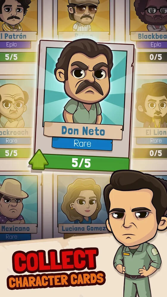 Narcos Idle Cartel 5.0.7 APK feature