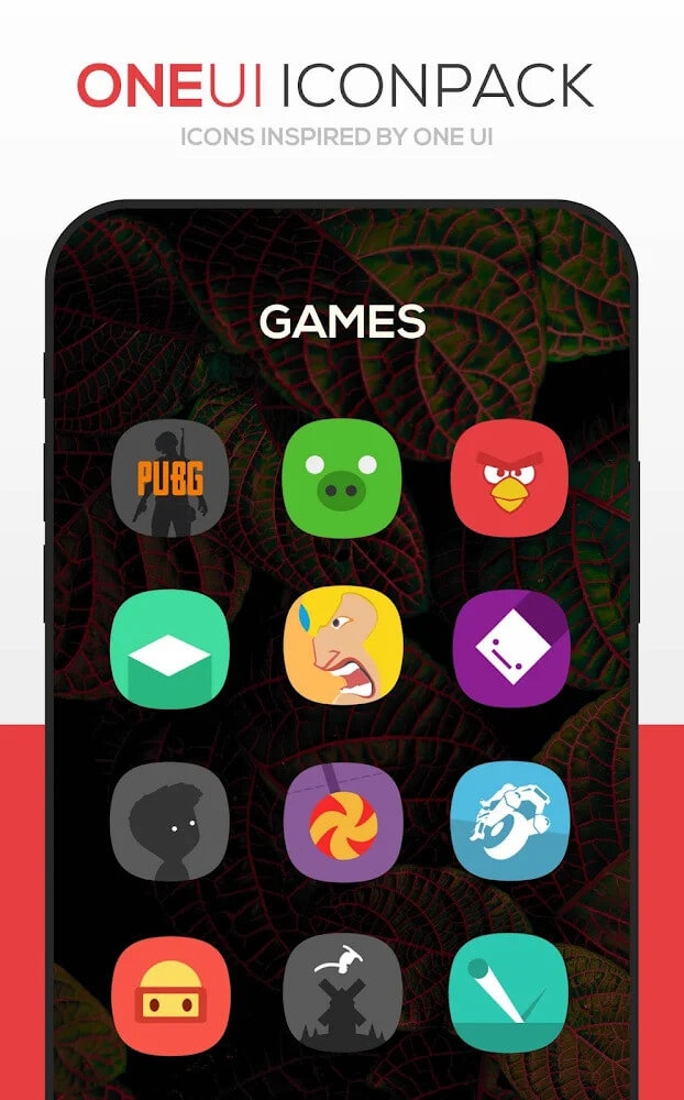 ONE UI Icon Pack 5.1 APK feature