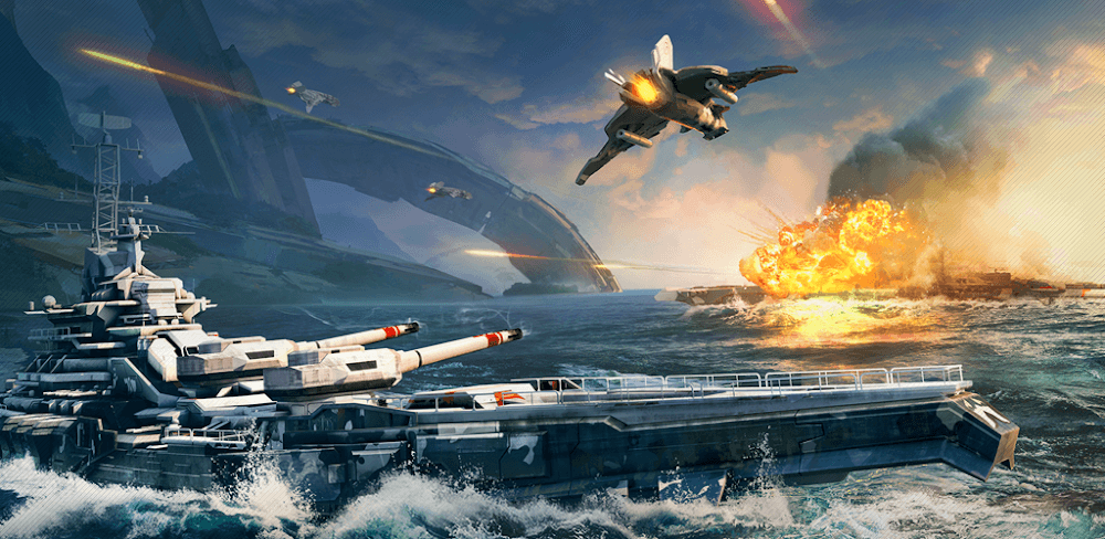 Pacific Warships Mod 1.1.26 APK feature