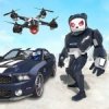 Panda Robot Car: Robot Games Mod icon