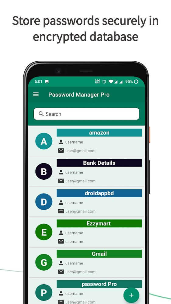 Password Manager Pro v7.4 APK feature