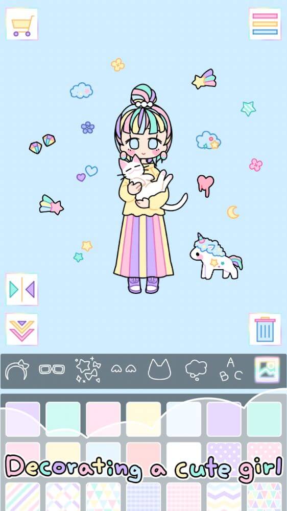Pastel Girl: Dress Up Game Mod 2.7.4 APK feature