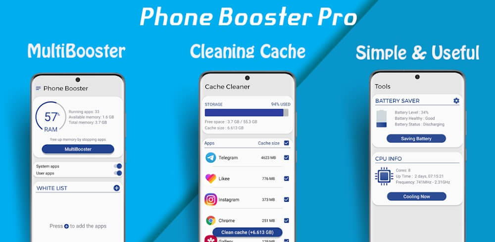 Phone Booster Pro 130.1.2 APK feature