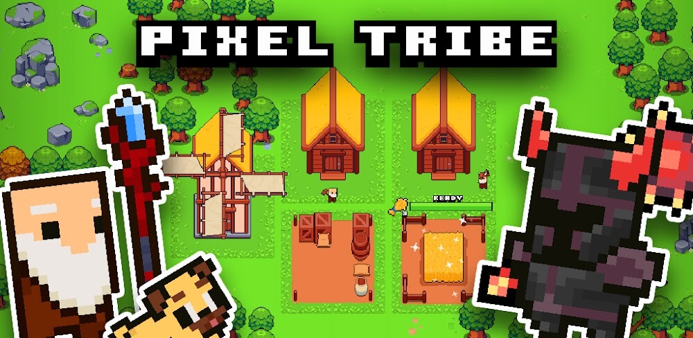 Pixel Tribe: Viking Kingdom Mod 0.7.3 APK for Android Screenshot 1