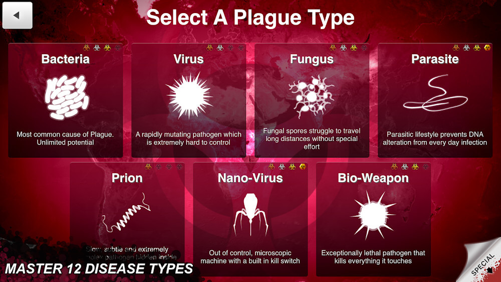 Plague Inc Mod 1.19.17 APK feature