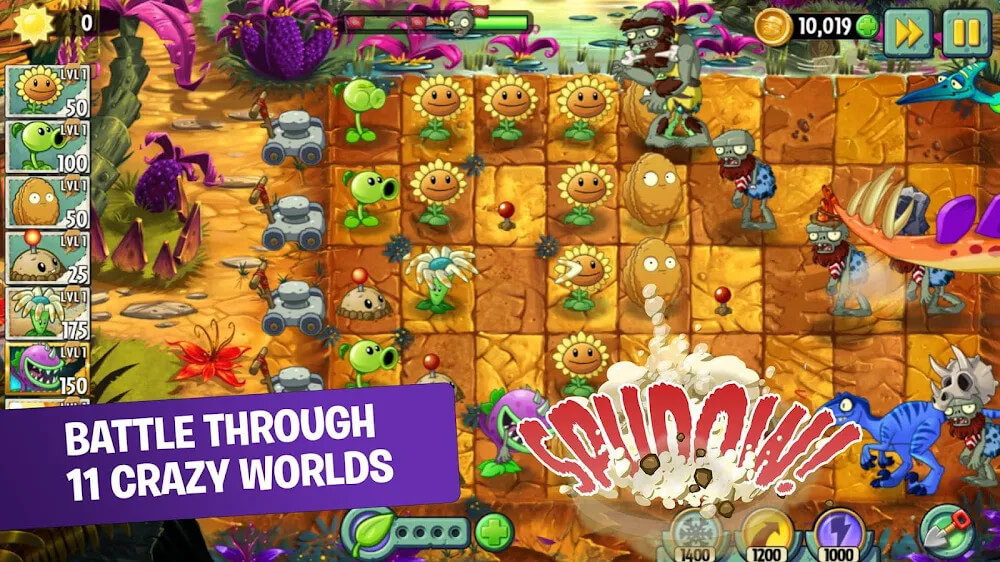 Plants vs Zombies 2 Mod 11.2.1 APK for Android Screenshot 1