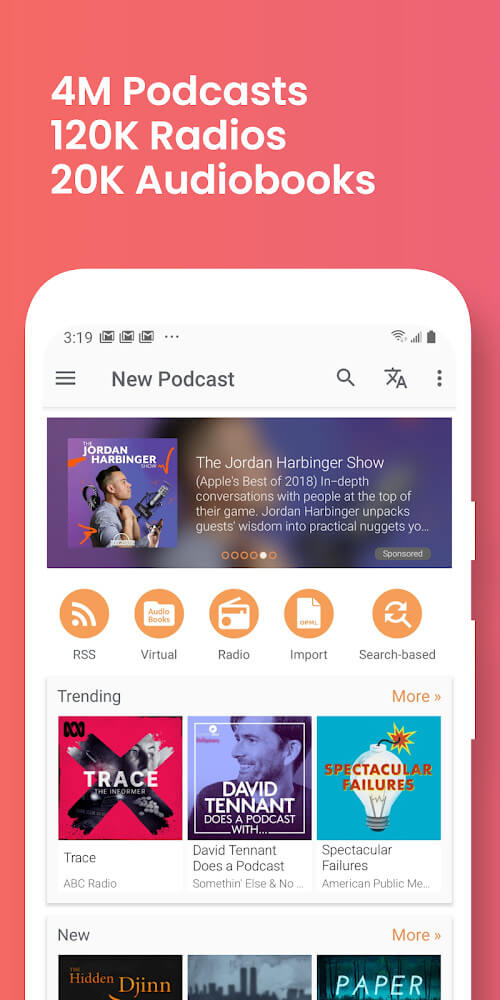 Podcast Addict Mod 2024.3.3 APK for Android Screenshot 1