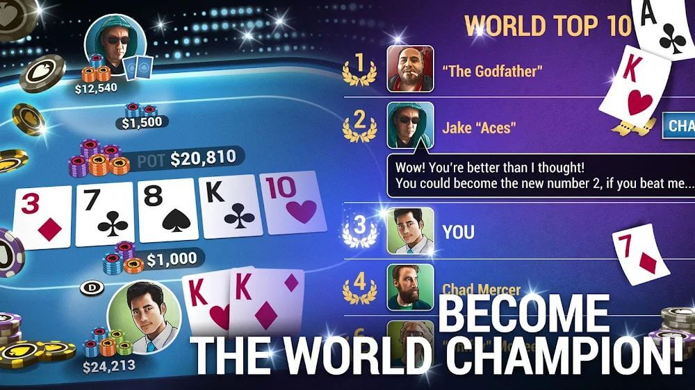 Poker World 1.8.20 APK feature
