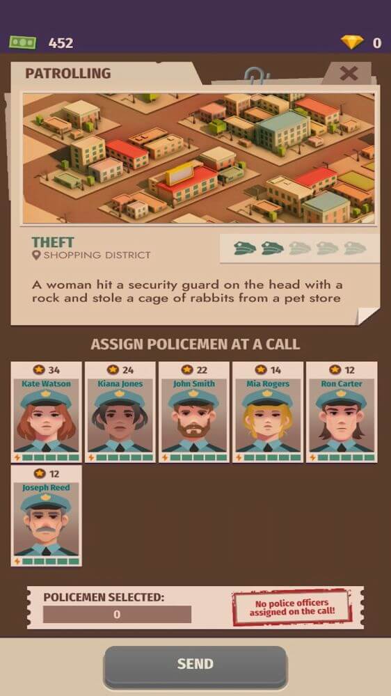 Police Station Cop Inc: Tycoon Mod 0.4.1 APK for Android Screenshot 1