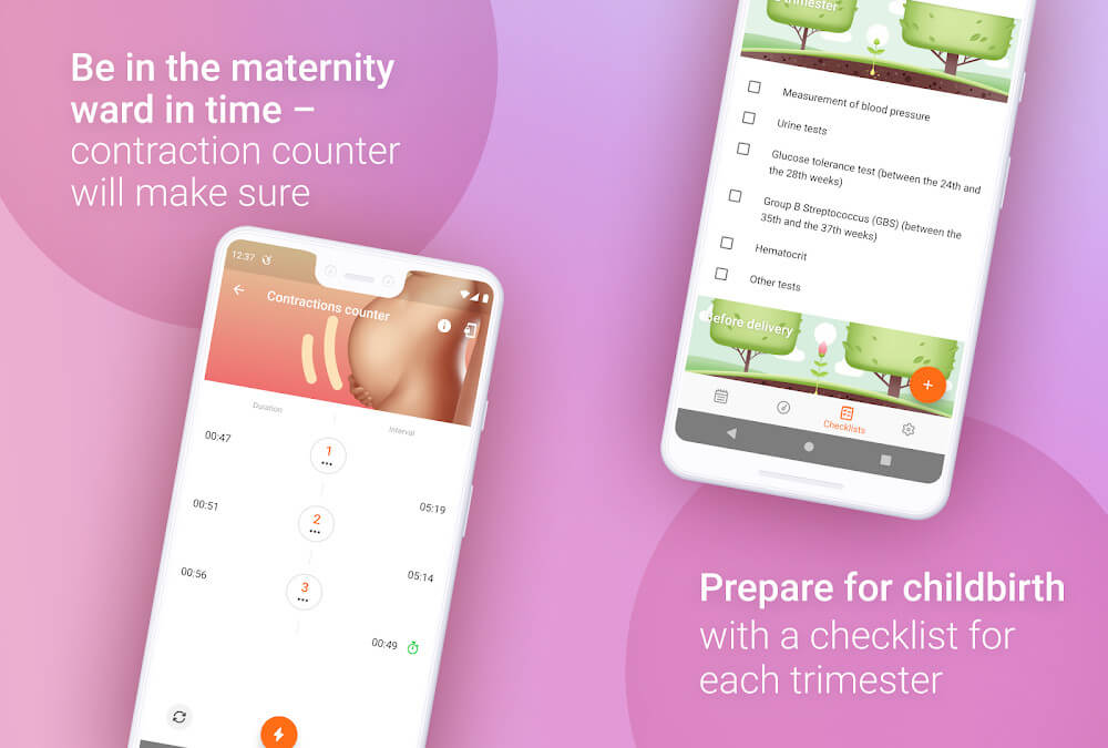 Pregnancy Tracker Mod 3.105.0 APK feature