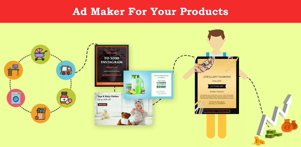 Product Marketing Ad Maker Mod 36.0 APK feature