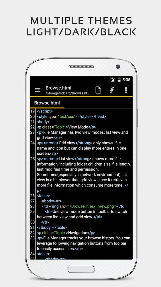 QuickEdit Text Editor Pro 1.10.7 b220 APK feature