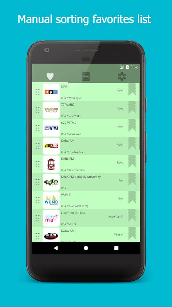RadioNet Radio Online Mod 2.02 APK for Android Screenshot 1