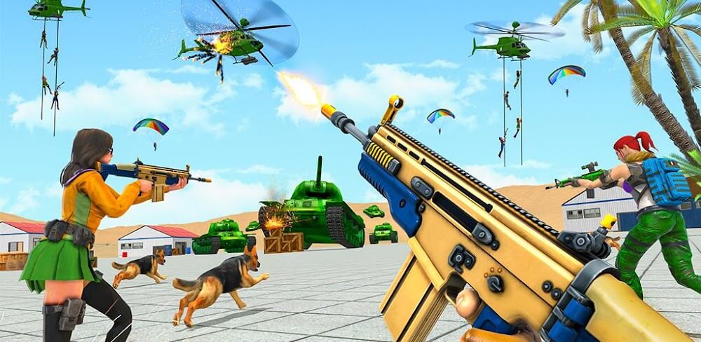 Real Commando Fps Shooting Mod 1.24 APK feature