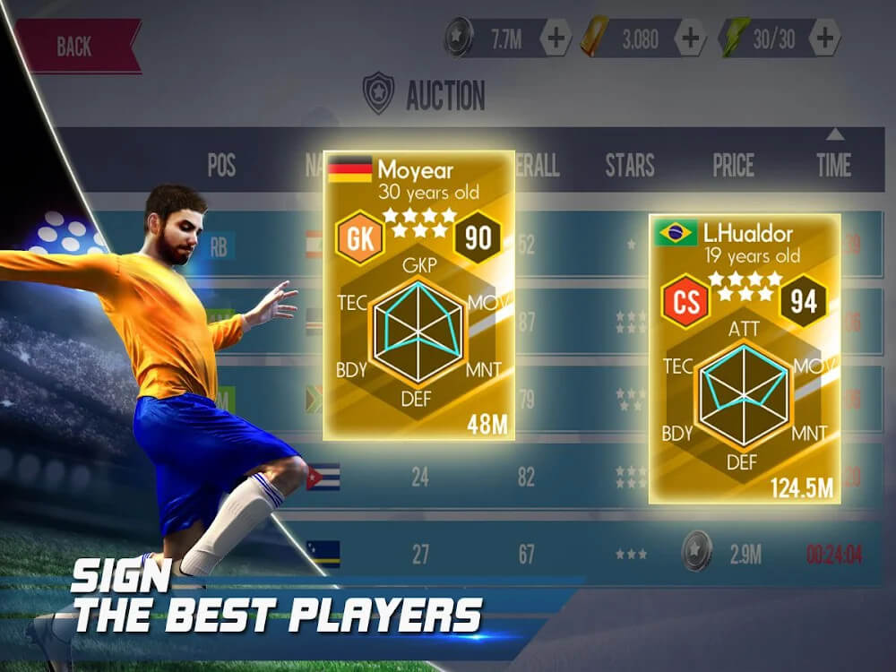 Real Football 1.7.3 APK feature