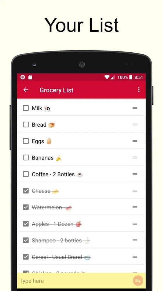 Shopping List Mod 2.89 APK for Android Screenshot 1