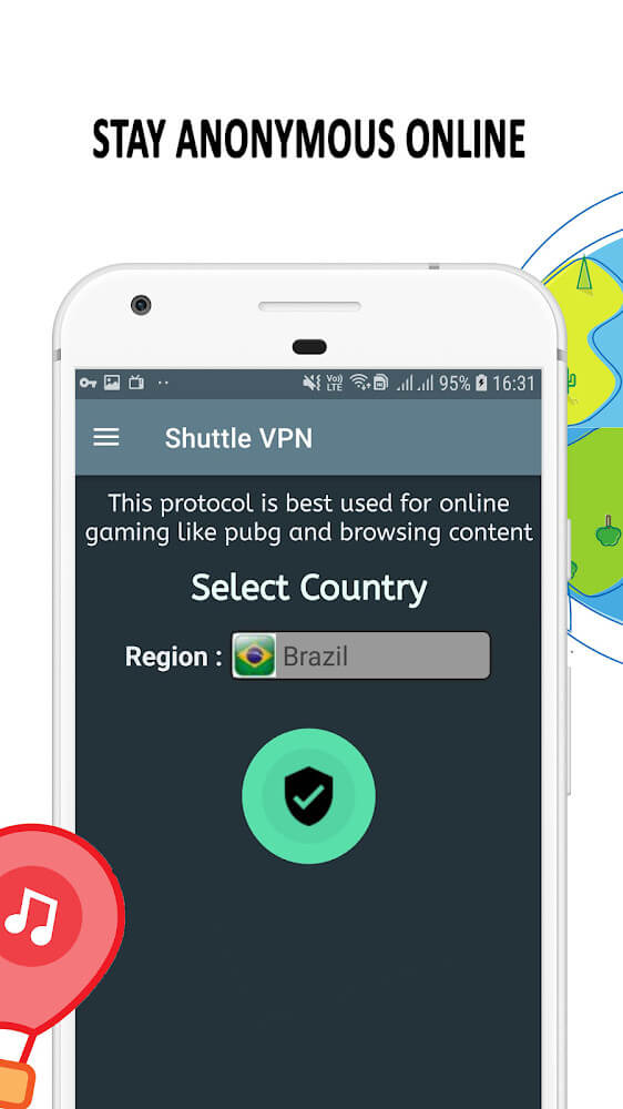 Shuttle VPN Mod 2.98 b229 APK for Android Screenshot 1
