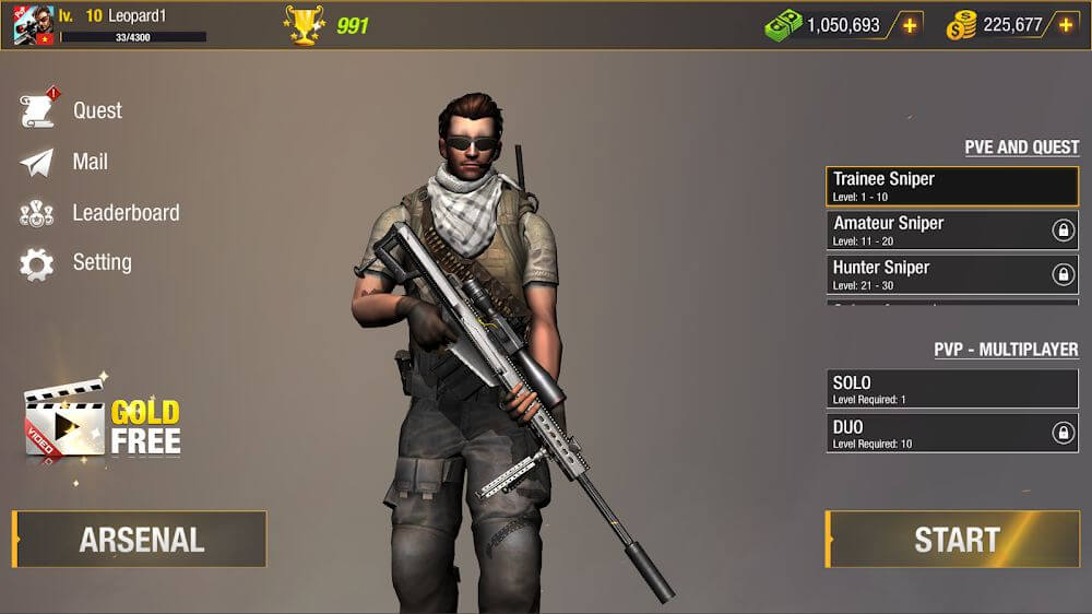 Sniper Warrior Mod 0.0.3 b19 APK feature
