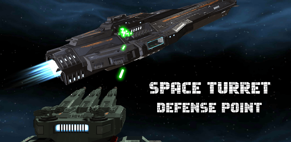 Space Turret – Defense Point Mod 1.05p APK feature