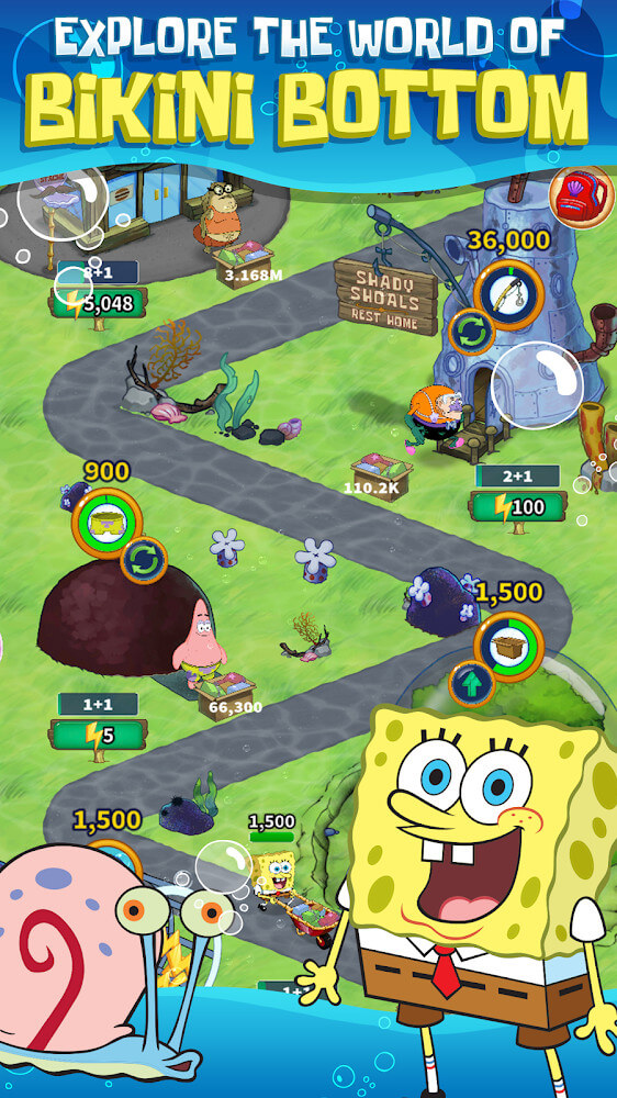 SpongeBob’s Idle Adventures Mod 1.117 APK feature