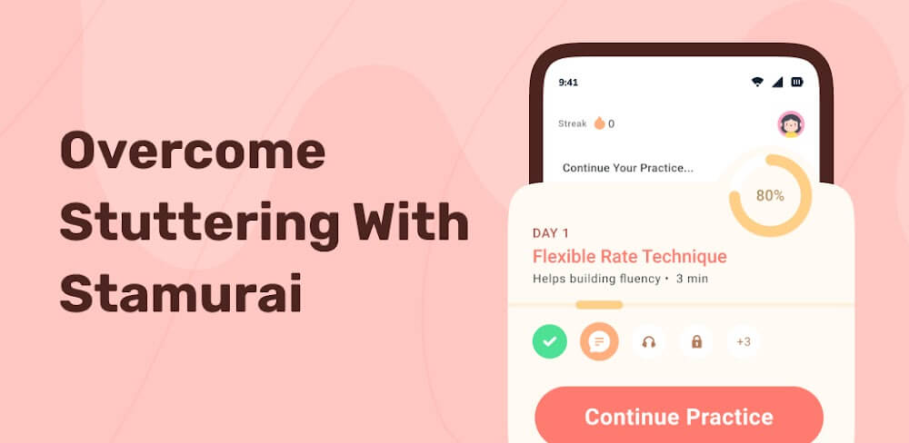 Stamurai: Stuttering Therapy Mod 7.4.34 APK feature