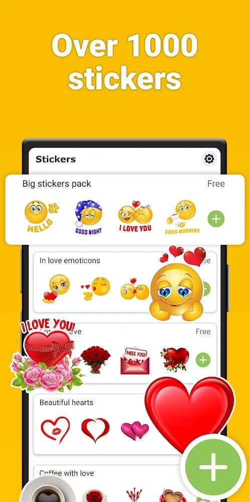 Stickers va emoji – WASticker Mod 1.6.6 APK feature